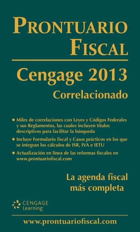 PRONTUARIO FISCAL CENGAGE 2013