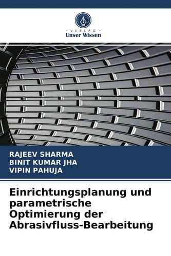 Einrichtungsplanung und parametrische Optimierung der Abrasivfluss-Bearbeitung (German Edition)