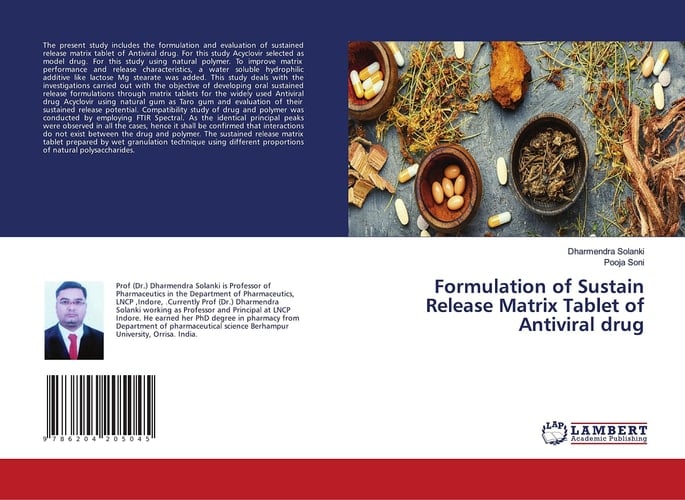 Formulation of Sustain Release Matrix Tablet of Antiviral drug