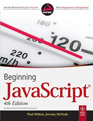 Beginning Javascript, 4Th Ed