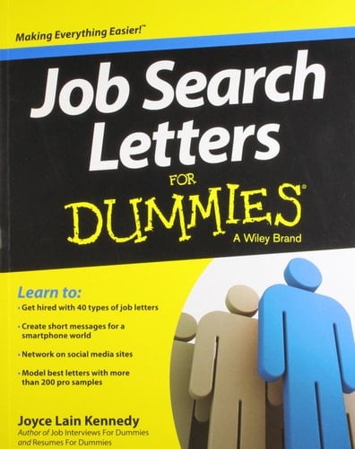 Job Search Letters For Dummies [Paperback] [Jan 01, 2013] JOYCE LAIN KENNEDUY