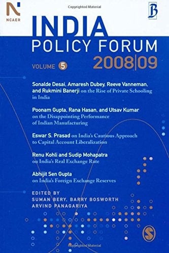 India Policy Forum 2008-09