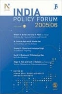 India Policy Forum, 2005-06