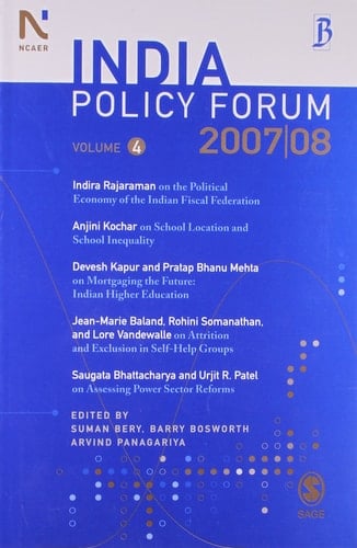 India Policy Forum 2007-08