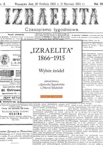 "Izraelita" 1866-1915 wybór źródeł