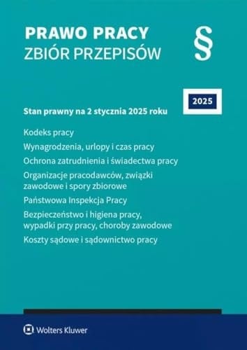 Prawo pracy zbiór przepisów 2025