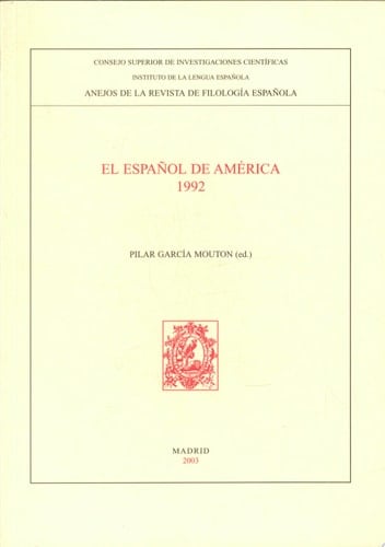 El español de América, 1992