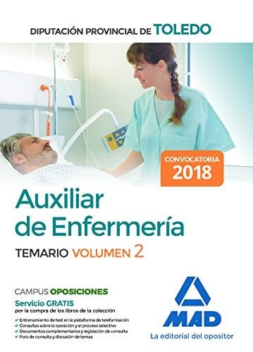 Auxiliar de Enfermería de la Diputación Provincial de Toledo. Volumen 2 (Spanish Edition)