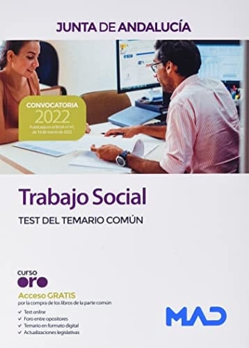Trabajo Social de la Junta de Andalucía. Test del temario común