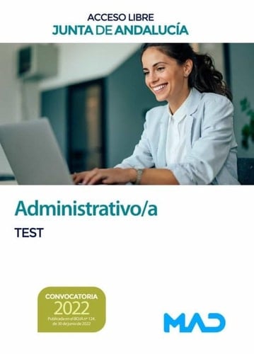 Administrativo de la Junta de Andalucía Turno Libre. Test