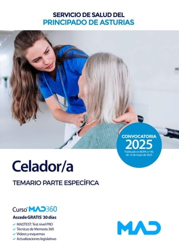 Celador/a del Servicio de Salud del Principado de Asturias. Temario parte específica