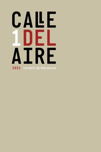 Calle del Aire. Revista de literatura. 1 Abril-Mayo 2021