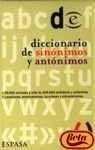 Espasa Diccionario de Sinonimos y Antonimos