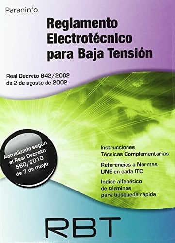 RBT. Reglamento electrotécnico para baja tensión