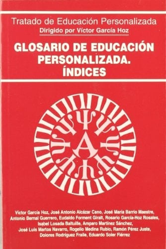 Glosario de educación personalizada. Índices