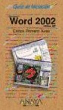 Word 2002 Office XP