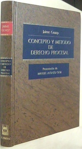 Concepto y método de derecho procesal