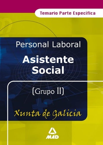 Asistente social de la xunta de galicia .Temario