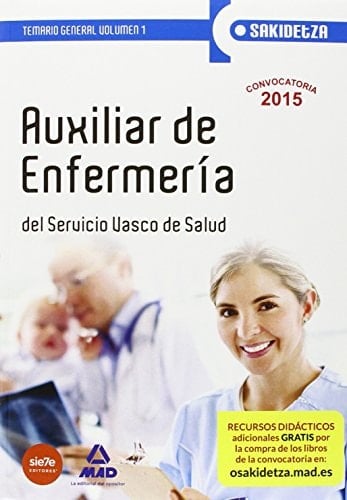 Auxiliar de enfermería de Osakidetza, Servicio Vasco de Salud