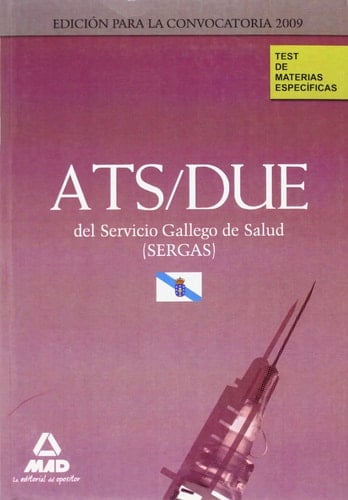 Ats/due del servicio gallego de salud (sergas). Test de materias específicas.