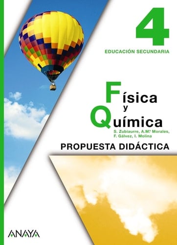 Física y química, 4 Educación Secundaria - Propuesta didáctica