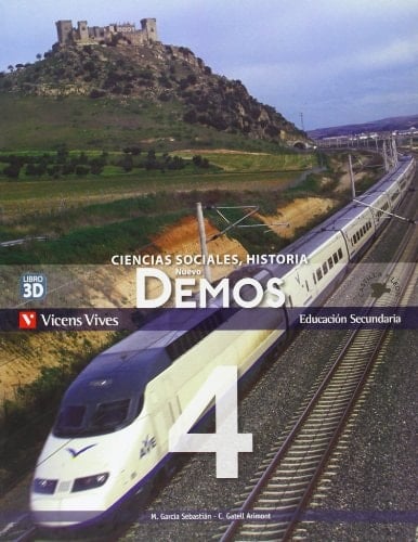 Nuevo demos 4, Educación Secundaria, Castilla y León ciencias sociales, historia : Libro 3D