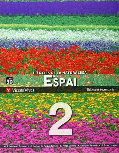 Nou espai 2, Educació Secundària ciències de la naturalesa : Llibre 3D