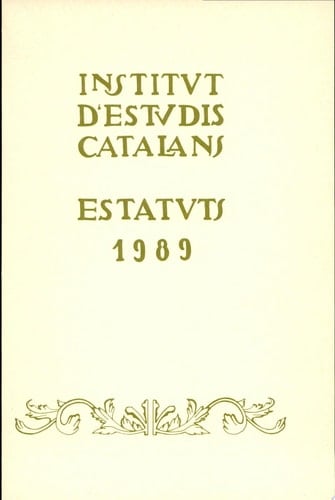 Estatuts 1989