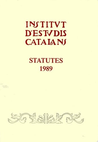 Statutes 1989