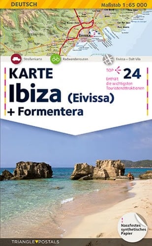 Ibiza + Formentera, karte: Karte