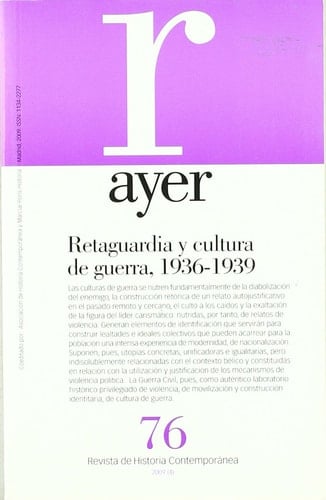 Retaguardia y cultura de guerra, 1936-1939