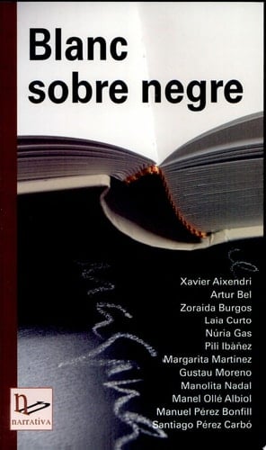 Blanc sobre negre