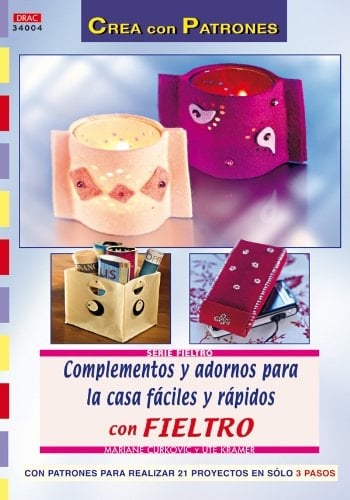 Complementos y adornos para la casa fáciles y rápidos con fieltro