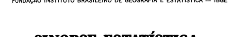 Sinopse estatística da Região Sudeste, 1984