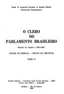 O Clero no parlamento brasileiro: Senado do Império (1828-1840)