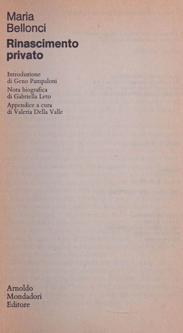 Biblioteca Universale Rizzoli: Rinascimento Privato (Italian Edition)