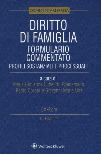 Diritto di famiglia. Formulario commentato