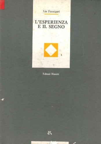 L'esperienza e il segno la filosofia del linguaggio tra Illuminismo e Restaurazione
