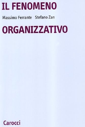 Il fenomeno organizzativo