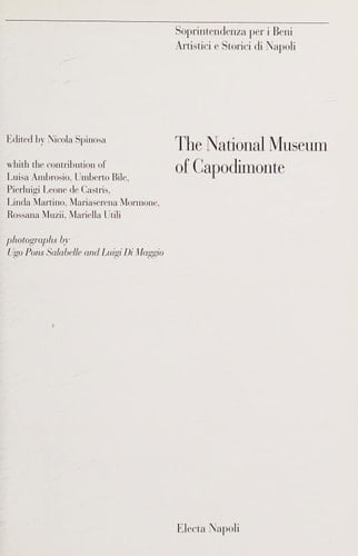 The National Museum of Capodimonte (Guide artistiche Electa Napoli)