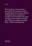 Architecture. Ediz. Illustrata