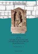 Acta Ad Archaeologiam Et Artium Historiam Pertinentia Volumen XXXIII (N. S. 19)