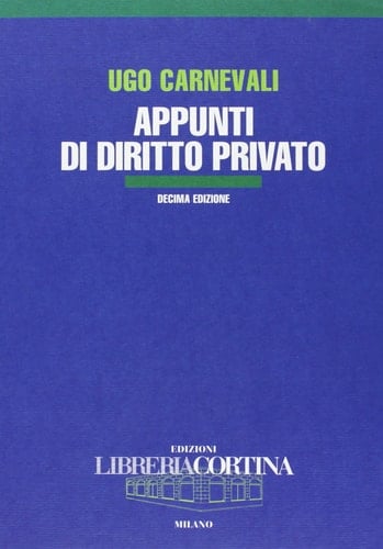 Appunti di diritto privato