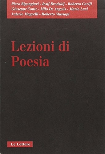 Lezioni di poesia