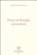 Nomi di famiglia piemontesi