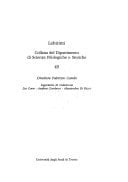 Il prosimetro nella letteratura italiana