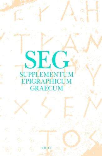 Supplementum Epigraphicum Graecum, Volume XXXV (1985)