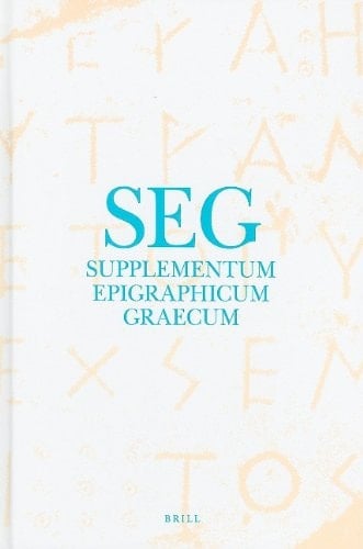 Supplementum Epigraphicum Graecum, Volume XXXII (1982)