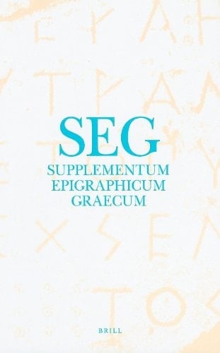 Supplementum Epigraphicum Graecum, Volume XXVI (1976-1977)