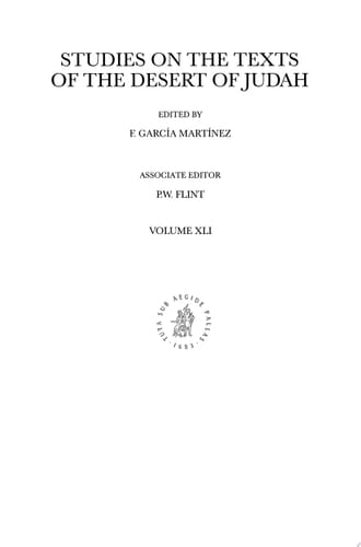 The Orion Center Bibliography of the Dead Sea Scrolls (1995-2000)